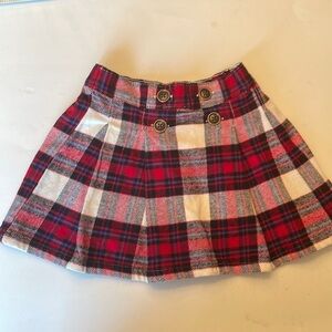 🌼 Joe Fresh Girls' Size 4 Plaid Pleated Skirt - Perfect for Any  Occasion! 🌼